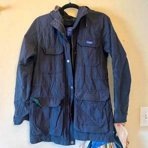Penfield Women’s Navy Blue Raincoat w/ Hood